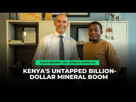 Thumbnail for Marula Bets Big on Kenya’s Untapped Minerals to Power Global EV Boom