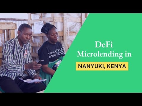 Thumbnail for VIDEO; Celo, Mercy Corps Ventures, Cinch and Kotani Pay team up to launch DeFi employer-based lending pilot in Kenya