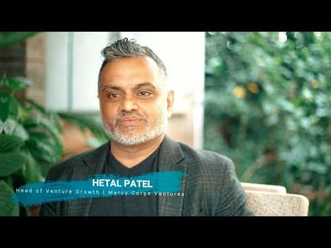 Thumbnail for Video; Interview With Hetal Patel Head of Venture Growth for Mercy Corps Ventures