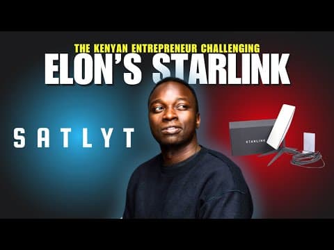 Thumbnail for Kenyan Engineer Who Worked for Elon Musk Launches Satlyt, a Space Startup