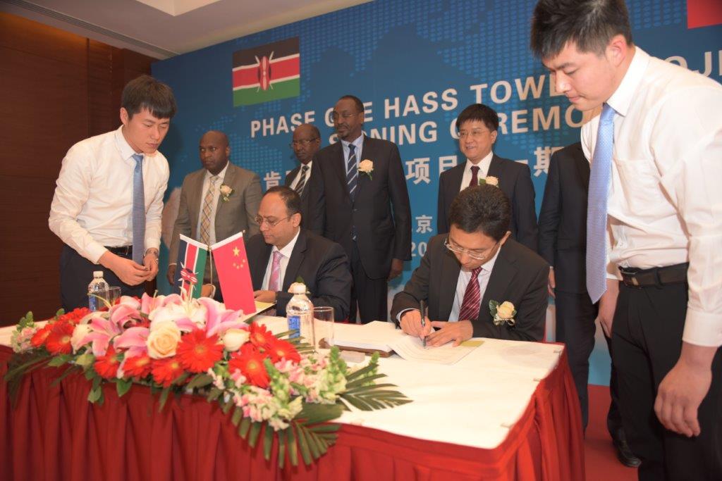 Hass Group and CSCEC sign a Sh. 20 Billion deal to  in Beijing last week for the construction of Africa’s tallest building to be put up in Nairobi's Upper Hill Area. Construction is set to start in April 2017.