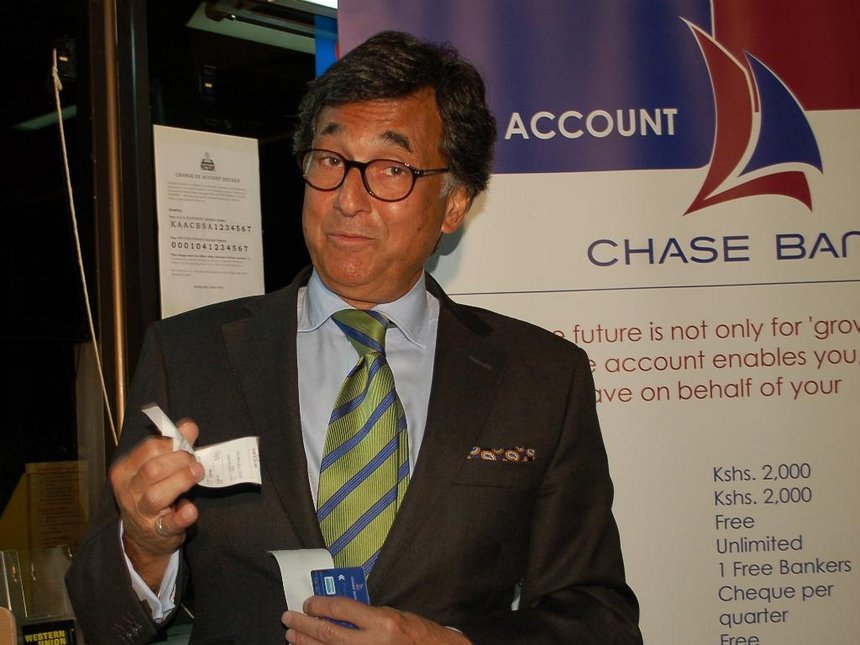 Former Chase Bank Kenya chairman Zafrullah Khan