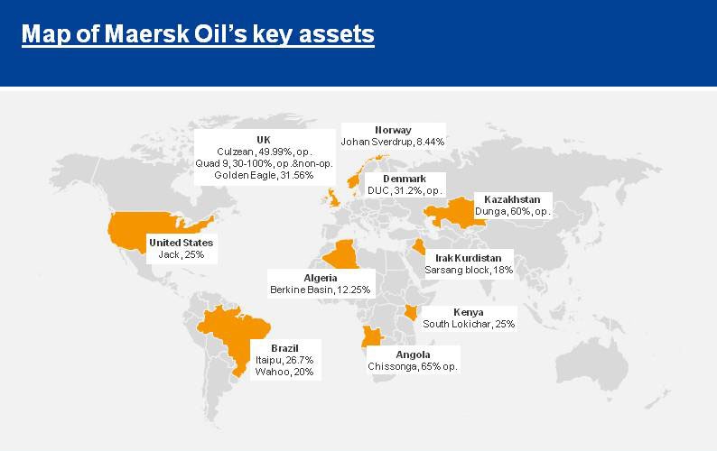Maersk Oil Assets