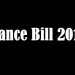 Finance Bill 2018