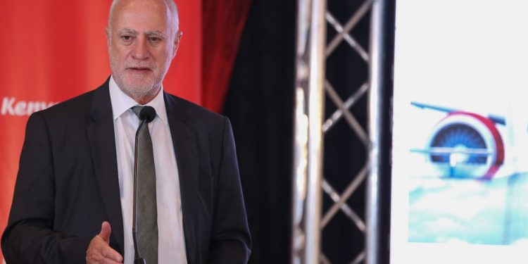 KQ Chairman Michael Joseph at the HY2018 Results Announcement 2