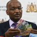 Central Bank of Kenya (CBK) Governor, Dr Patrick Njoroge the newly launched banknotes  in Nairobi - 3 June 2019