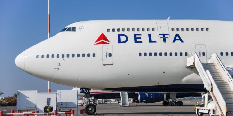 Delta airplane