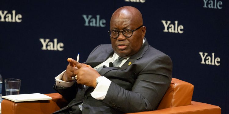 Image of President Nana Akufo-Addo who earler pushed for new currency Eco in Ghana