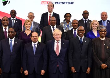 President Uhuru Kenyatta in a group photo during the recent UK-Africa summit