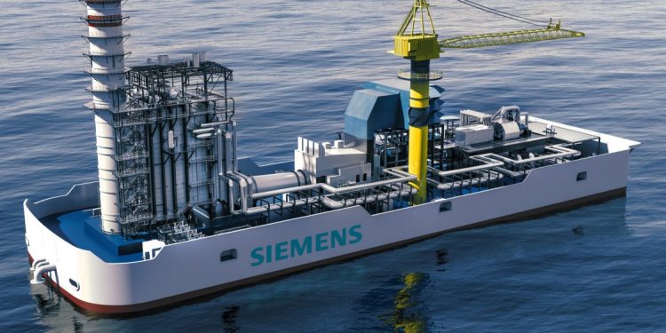 Siemens floating power plant