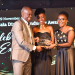 Ayisi Makatiani (Managing Partner, Fanisi Capital) receives the Special Recognition award from the EAVCA team at the 2019 Annual EAVCA Awards in Nairobi