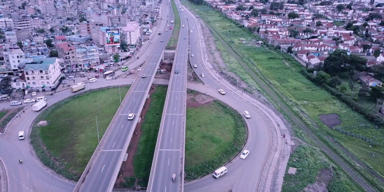 A section of the Outer Ring Road at Kangundo Road