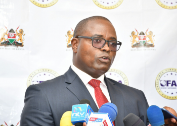 UFAA CEO Mr. John Mwangi at the official launch of the Rapid Results Initiative (RRI).