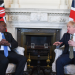 UK PM Boris Johnson and Uhuru Kenyatta