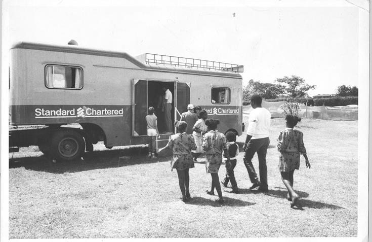 Mobile Banking. Standard Chartered offered mobile banking in the early 1980s 1985