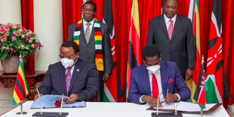 Kenya and Zimbabwe Sign 7 Bilateral Agreements to Boost Investments