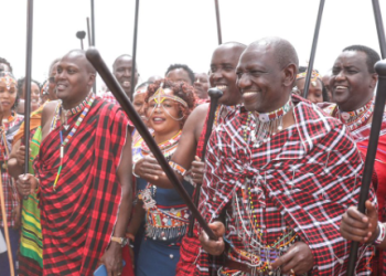President William at a function in Narok County (PHOTO: PSCU)