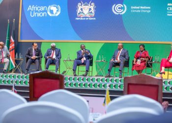 Panel discussion on New Global Climate Finance Architecture during the Africa Climate Summit, KICC, Nairobi, with President William Ruto, Colombian Vice President Francia Marquez, African Union Commission Chairman Moussa Faki, Netherlands Deputy PM Sigrid Kraag and Sudanese businessman Mo Ibrahim.