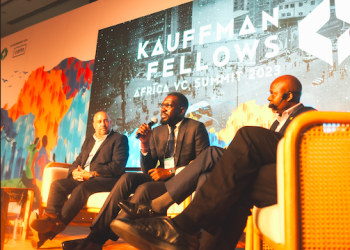 Flutterwave CEO Olugbenga Agboola Speaking at the 2023 Kauffman Fellows Africa VC Summit in Nairobi