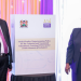 Dr Idris Salim, the Principal Secretary Cabinet Affairs, Office of the Deputy President (R) and Dr Joyce Mwikali Mutinda, Chairperson, National Gender and Equality Commission (NGEC) during the launch of crucial reports on Gender Equality and Social Inclusion.