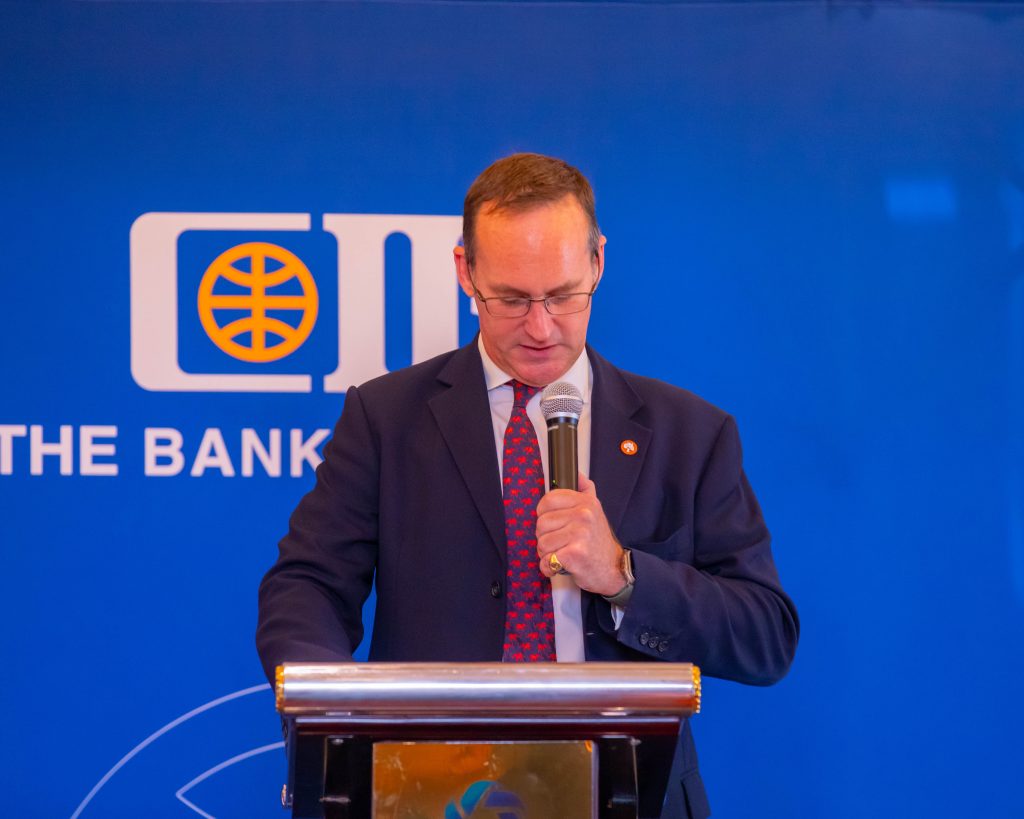 4G Capital Group Founder and CEO Wayne Hennessy-Barrett speaks at the invite only luncheon hosted by The Kenyan Wall Street in Nairobi on May 28th 2024