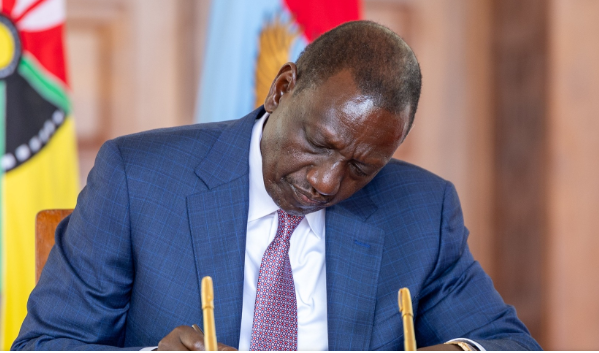 President William Ruto Signing into Law Supplementary Appropriation Bill 2024
