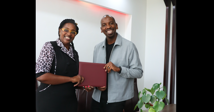 Brendah Mwirichia, Group CEO and founder of Peak and Dale Solutions and Martin Kiarie, former CEO Bean Interactive.