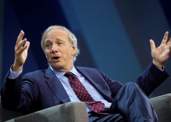 Ray Dalio, Bridgewater's co-chairman and co-chief investment officer, speaks during the Skybridge Capital SALT New York 2021 conference in New York City, U.S., September 15, 2021.  REUTERS/Brendan McDermid