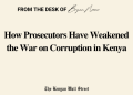 Prosecutors weaken the war on corruption