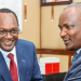 CS John Mbadi and his  National Treasury PS Chris Kiptoo