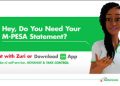 How to check Mpesa Statements