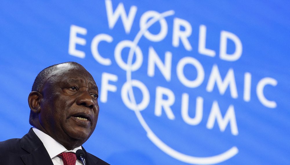 WEF Davos South Africa President G20