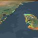 3D image of Satellite-Derived Bathymetry (SDB) in Kenya